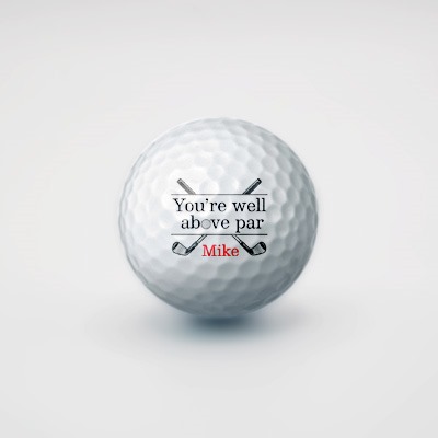 golf gift ball for valentines day