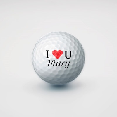 valentines day golf balls
