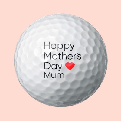 happy mothers day golf ball