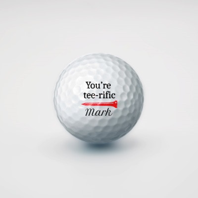 valntines day golf ball