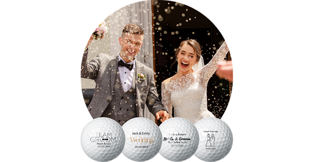 Wedding Golf Balls