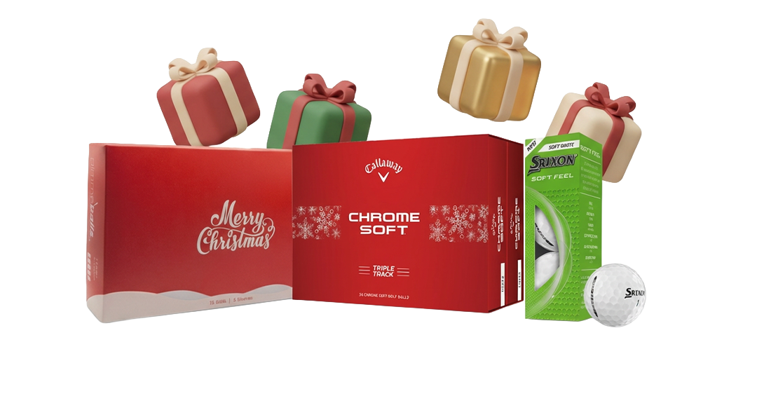 XMAS GOLF BALLS