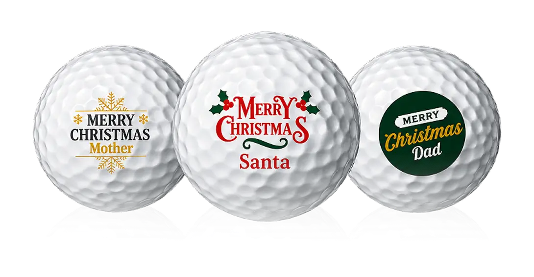 XMAS GOLF BALLS