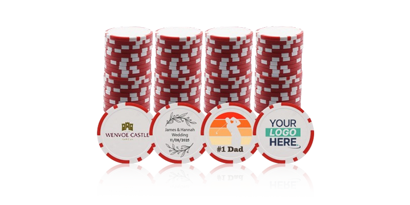 Poker Chip Golf Ball Markers