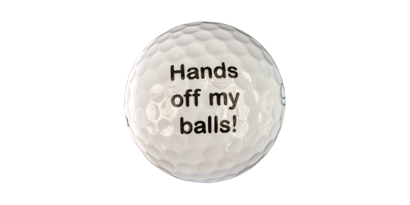 Rude Golf Balls