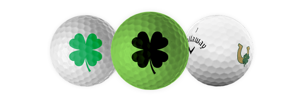 Why use green golf balls for St Patrick's Day?