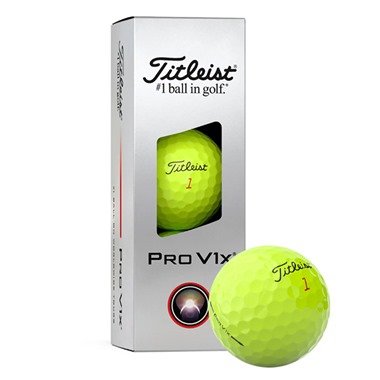 Titleist Pro V1x Yellow Golf Balls 2025