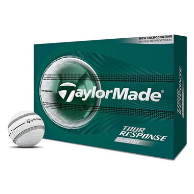 TaylorMade Tour Response Stripe White Golf Balls 2026