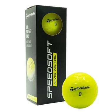 TaylorMade SpeedSoft Yellow Golf Balls 2024
