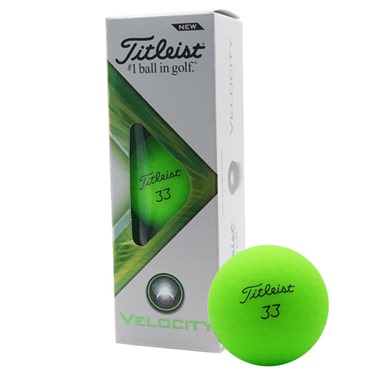 Titleist Velocity Green Golf Balls (2022)