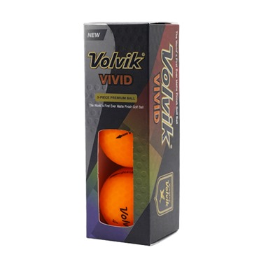 Volvik Vivid Orange Sherbet Golf Balls