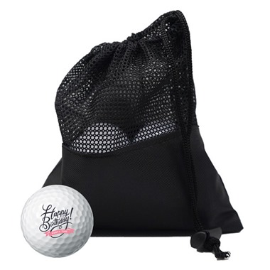 Happy Birthday Golf Balls
