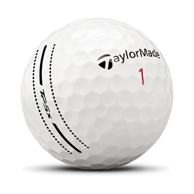 TaylorMade TP5x Performance Stripe White Golf Balls 2026