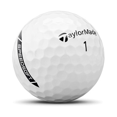 TaylorMade SpeedSoft White Golf Balls with Bonus Sleeve