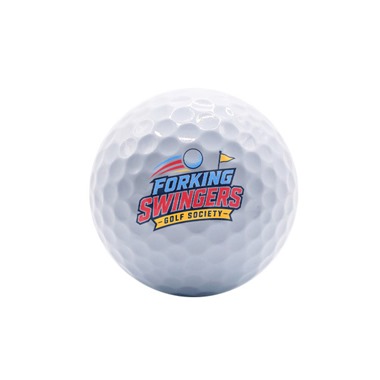 Forking Swingers Society Branded Golf Balls - Pack of 12