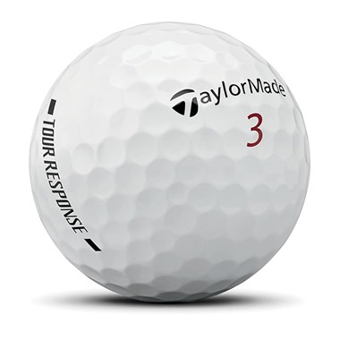 TaylorMade Tour Response White Golf Balls 2025
