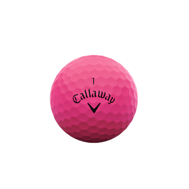 Callaway Supersoft Golf Balls in Matte Pink
