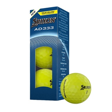Srixon AD333 Tour Yellow Golf Balls 2026