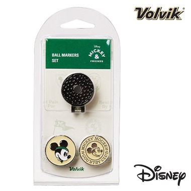 Volvik Disney Mickey Mouse Country Club Hat Clip & Ball Marker