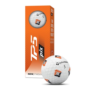 TaylorMade TP5 Pix White Golf Balls 2026