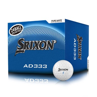 Srixon AD333 Pure White Golf Balls 2026 - Pack of 24