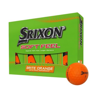 Srixon Soft Feel Brite Orange Gift Set with FREE Hat!