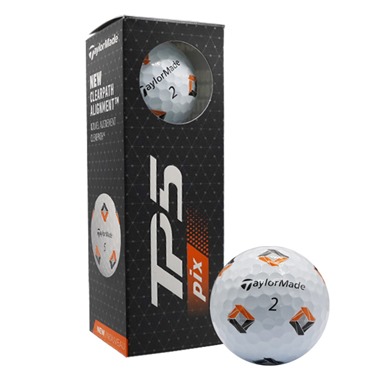 TaylorMade TP5 Pix White Golf Balls 2024