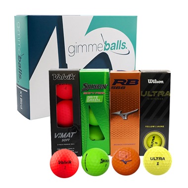 Colourful Golf Balls Variety Pack