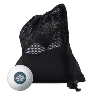 Vintage Merry Christmas Golf Ball