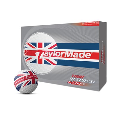 TaylorMade Tour Response Stripe UK Design Golf Balls 2026