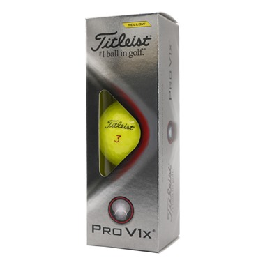 Titleist 2021 Pro V1x Yellow Golf Balls