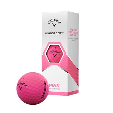 Callaway Supersoft Matte Pink Golf Balls