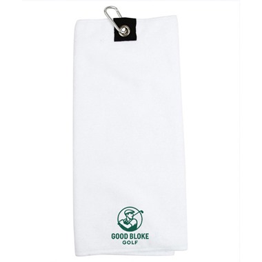 GOOD BLOKE GOLF Society Branded Tri-Fold Golf Towel