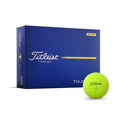 Titleist Tour Soft Yellow Golf Balls 2026