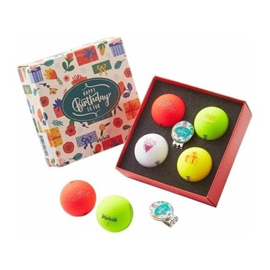 Volvik Happy Birthday Golf Ball & Marker Gift Set
