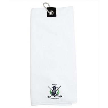 Rookies Golf Society Embroidered Tri-Fold Golf Towel