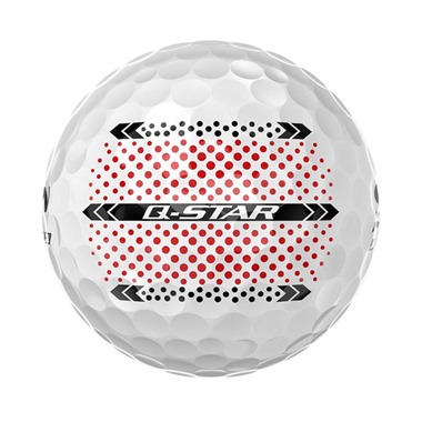 Srixon Q-Star Ultispeed Trackline White Golf Balls 2026