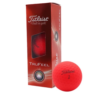 Titleist TruFeel Red Golf Balls (2024)