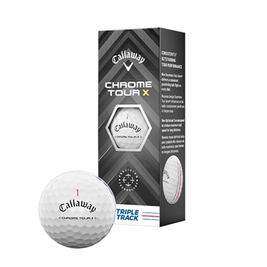 Callaway Chrome Tour X Triple Track White Golf Balls 2024