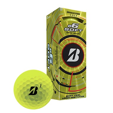 Yellow Bridgestone e6 Golf Balls 2025