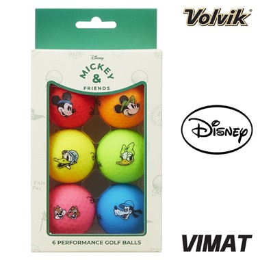 Volvik Disney Mickey & Friends Country Club Vimat Golf Balls