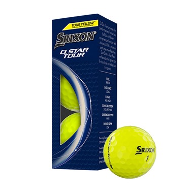 Srixon Q-Star Tour Yellow Golf Balls 2024