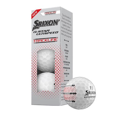 Srixon Q-Star Ultispeed Trackline White Golf Balls 2026