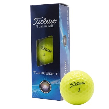 Titleist Tour Soft Yellow Golf Balls (2024)