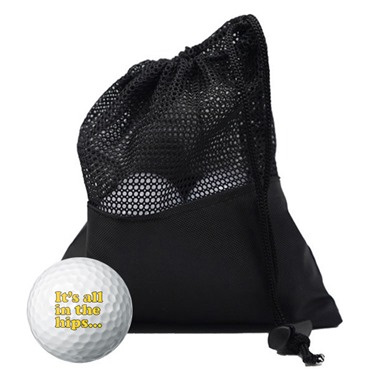 It's all in the hips..... golf balls
