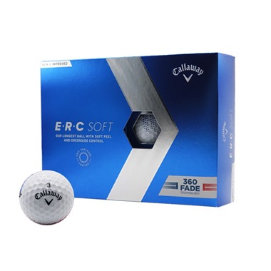 Callaway ERC Soft 360 Fade Technology White Golf Balls