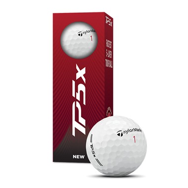 TaylorMade TP5x White Golf Balls 2026