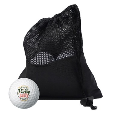 Holly Jolly Christmas Golf Ball