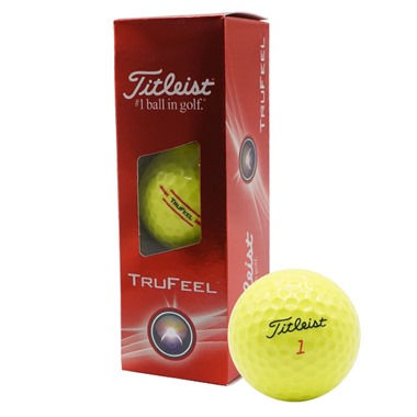 Titleist TruFeel Yellow Golf Balls (2024)