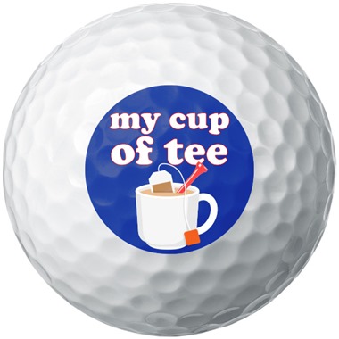 My Cup of Tee Golf Ball Design
